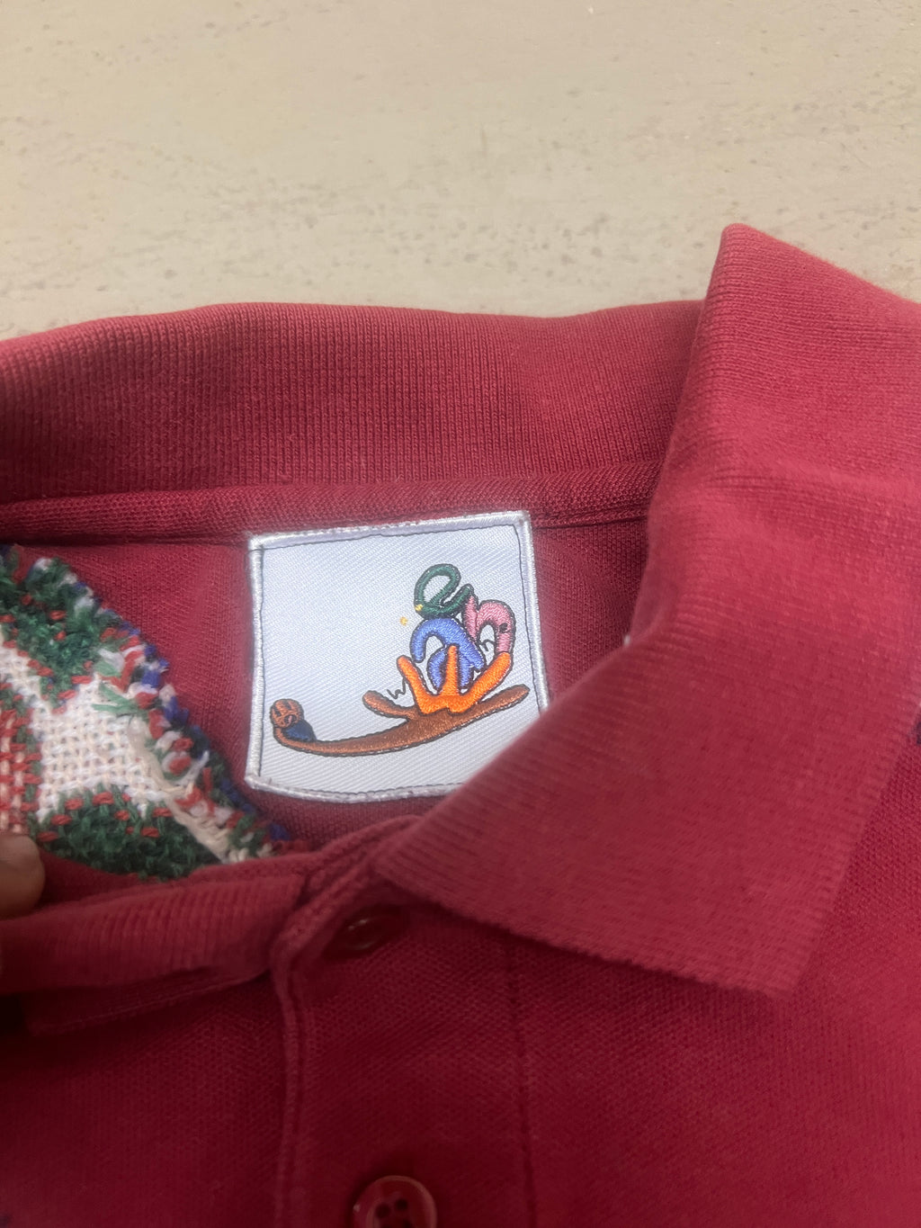 Blue on the See Through Grapevine (L)