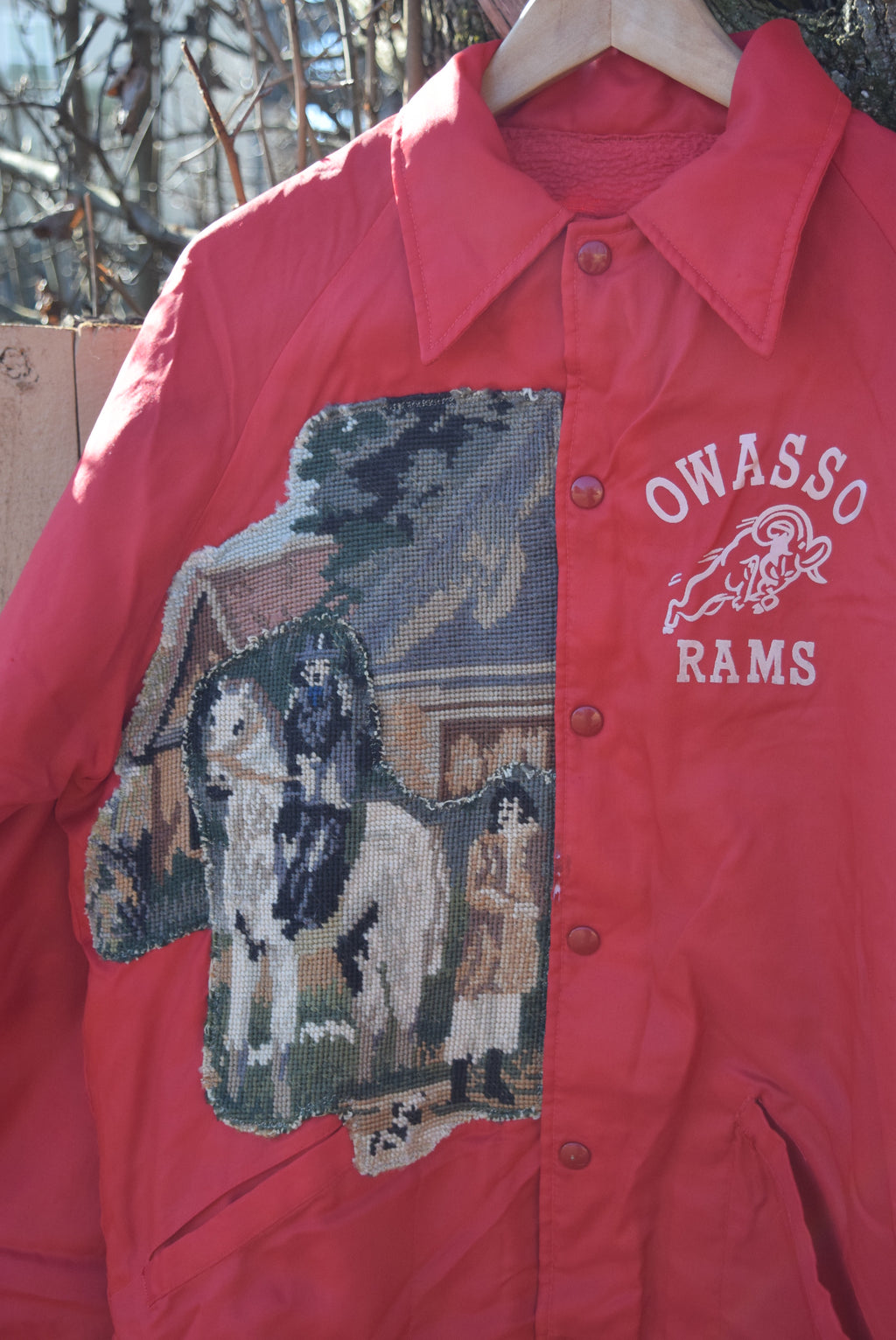 Owasso Rams Settlers Coaches Jacket