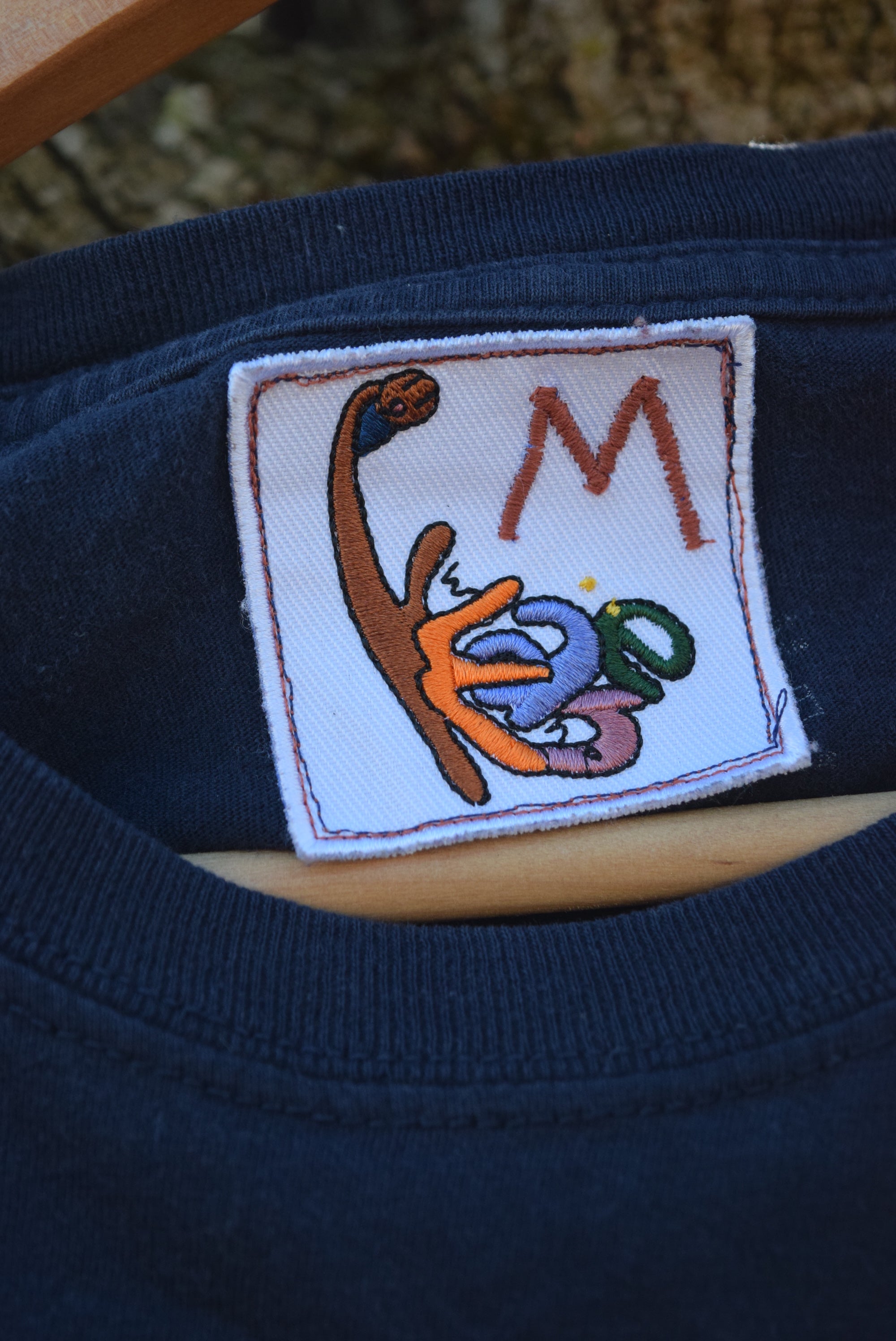 Navy Scar Patch Tee (M)