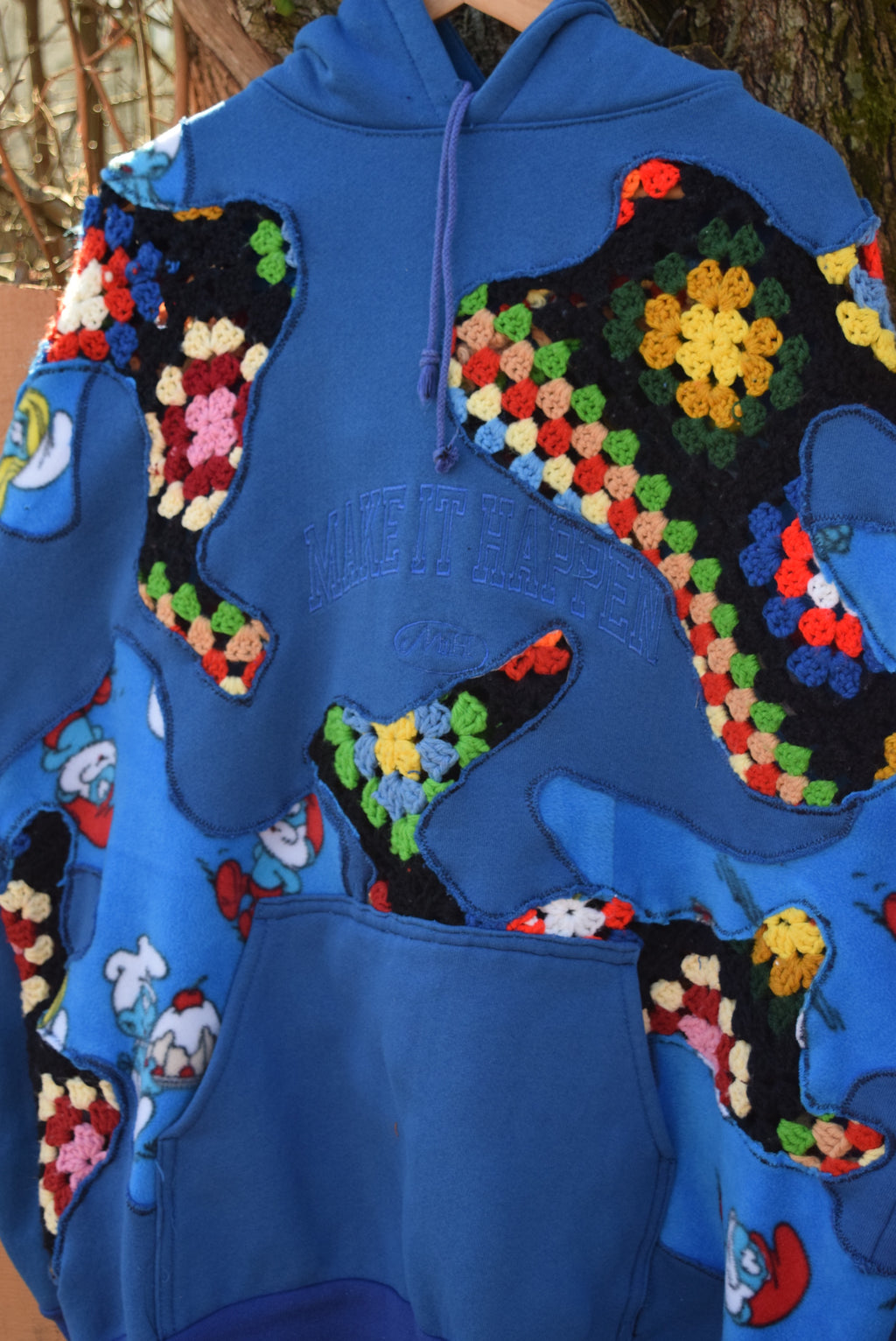 Super Scab Patches Gr.2 Hoodie (Multicolor/Smurfs/Blue) (XXXL)