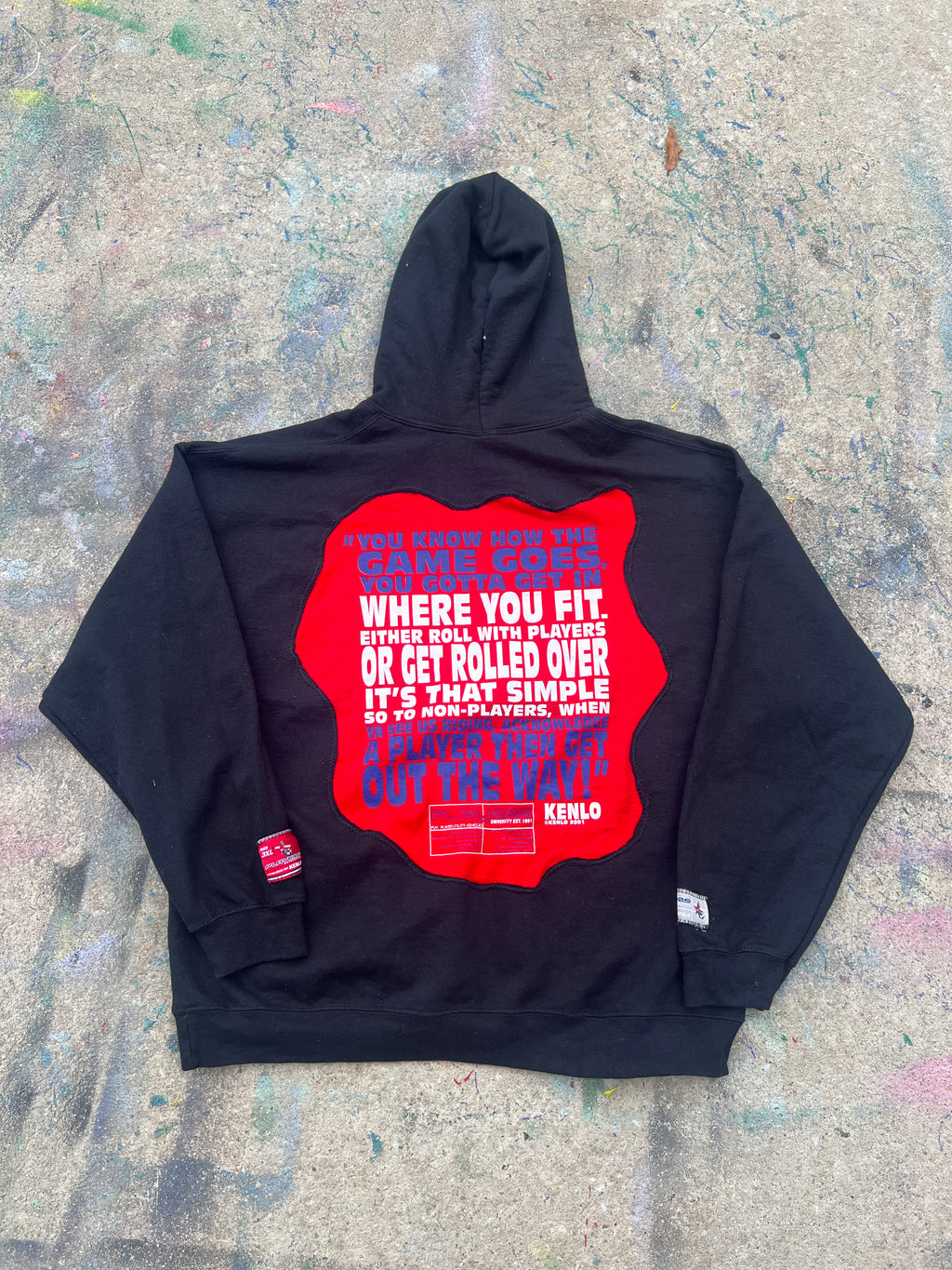 Players University See-Through Hoodie (XL)