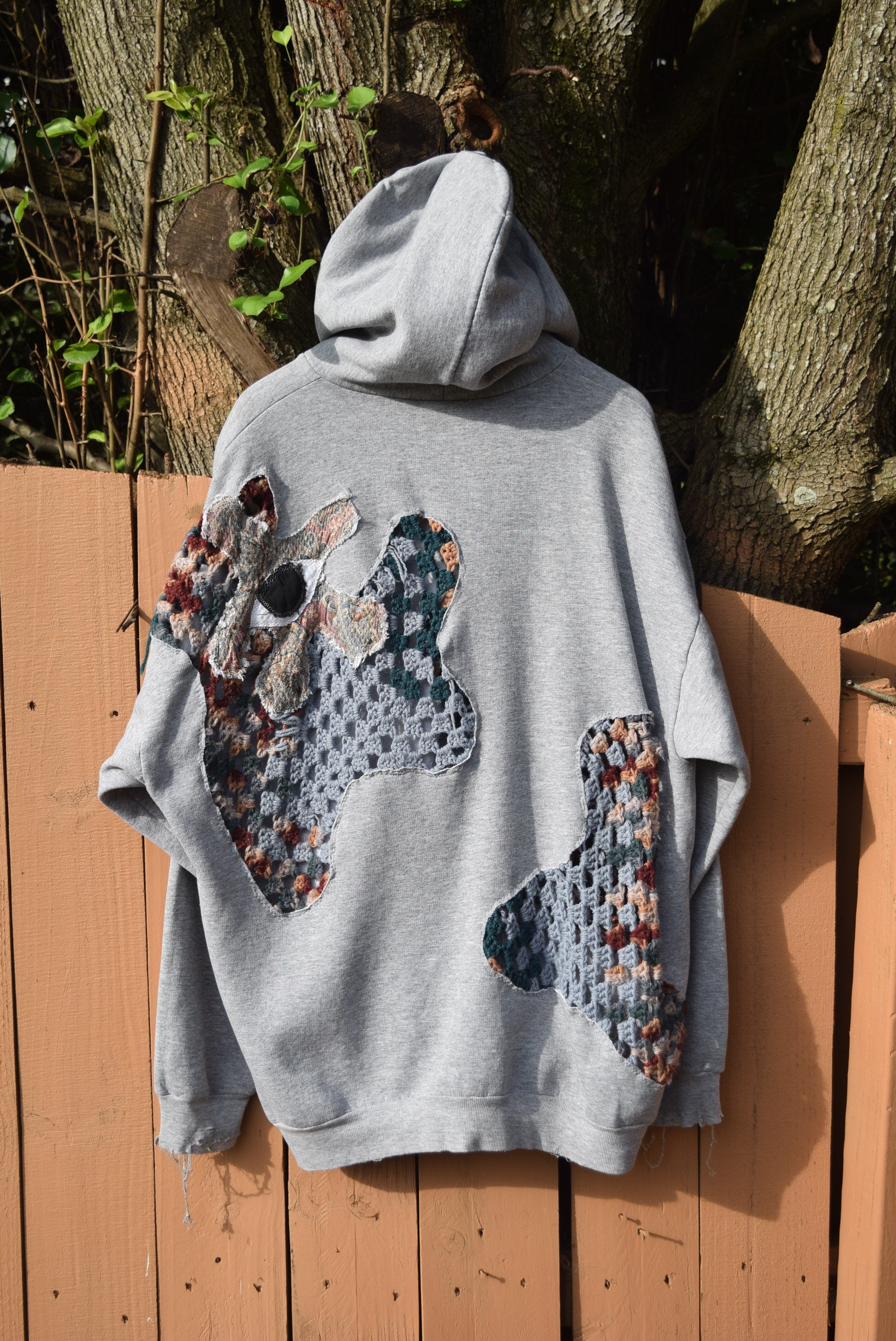 Scab Patches Hoodie (Multicolor/Grey)