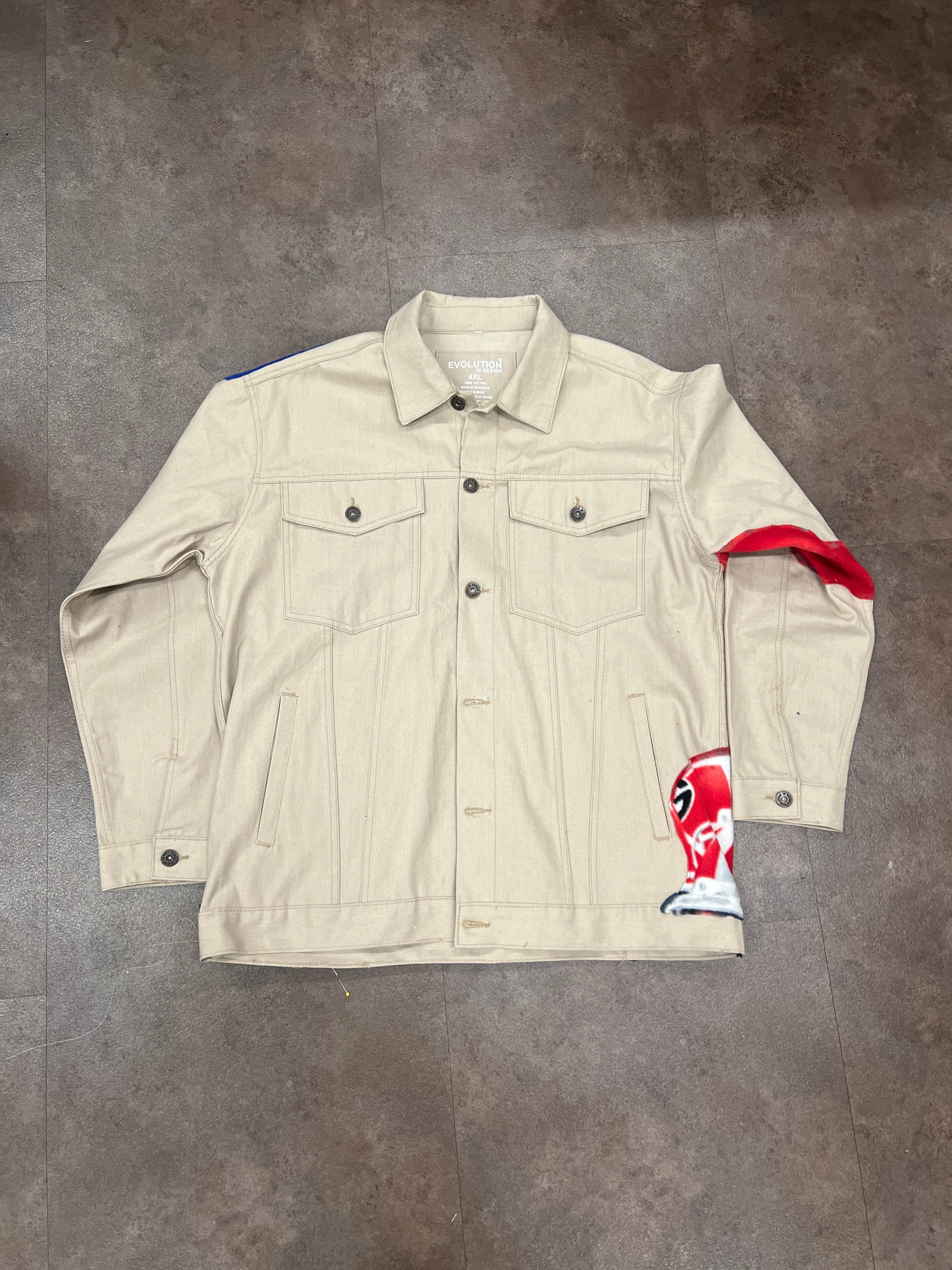 University of Georgia Denim Jacket by wäne commissions