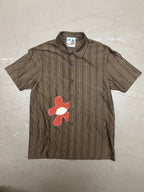 Wäne Seeing Eye Brown Button-Up (M)