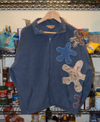 Semi Starstruck Fleece Jacket (Multicolor/Slate Blue)- L