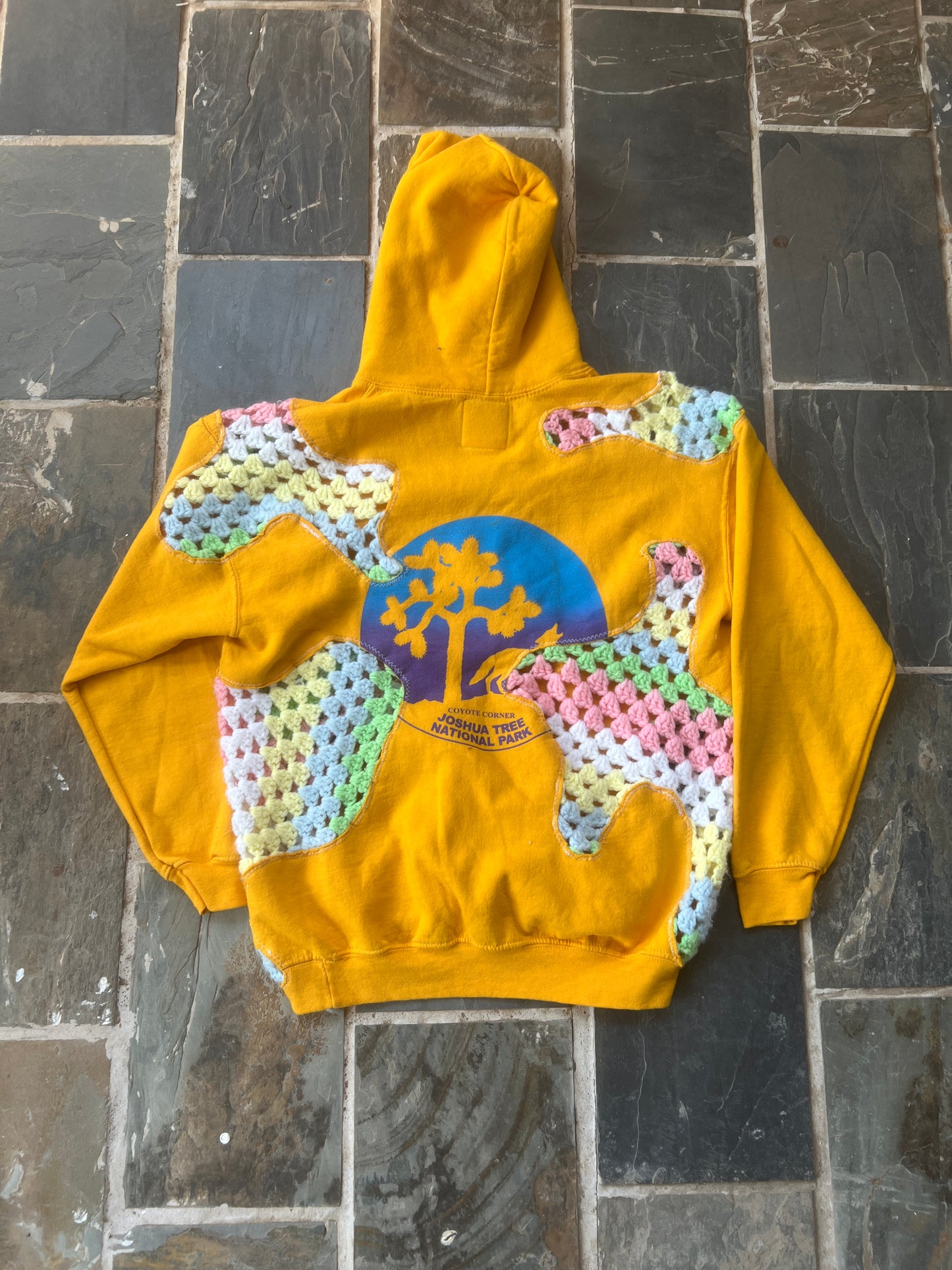 Scab Patches Hoodie (Multicolor/Yellow) - S