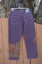 Purple "Port" Jeans- 35/30.5
