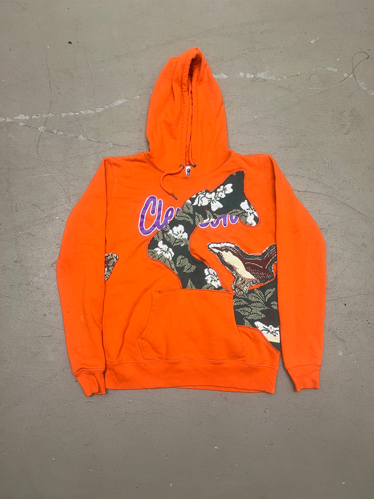 Rest on the Clemson Flowers Quarterzip (S)