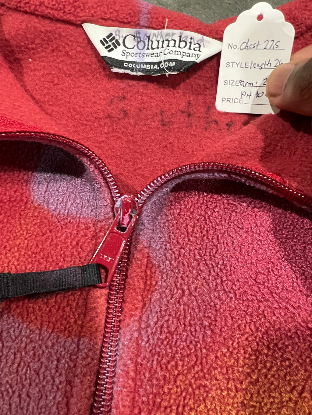 Wänesplosion Spray Paint Fleece Zip Up (L)