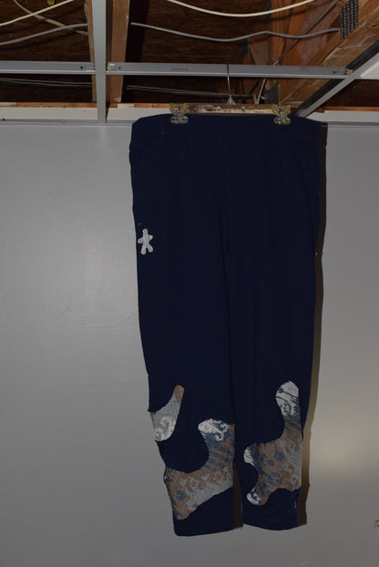 Wäne Scab Bottom Navy Sweatpants (XL)