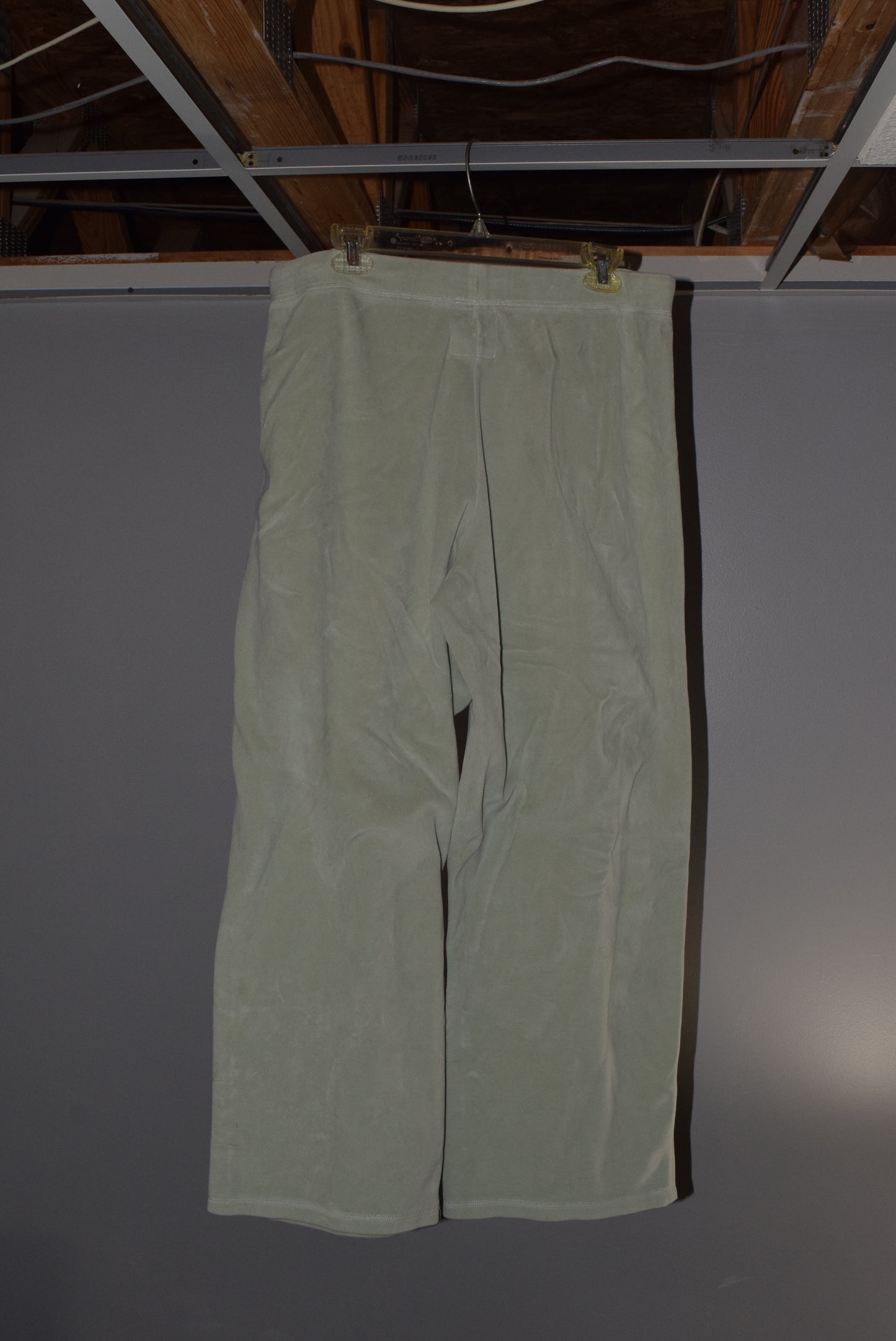 Wänelite 1 Sage Green Velour Sweatpants (L)