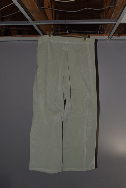 Wänelite 1 Sage Green Velour Sweatpants (L)