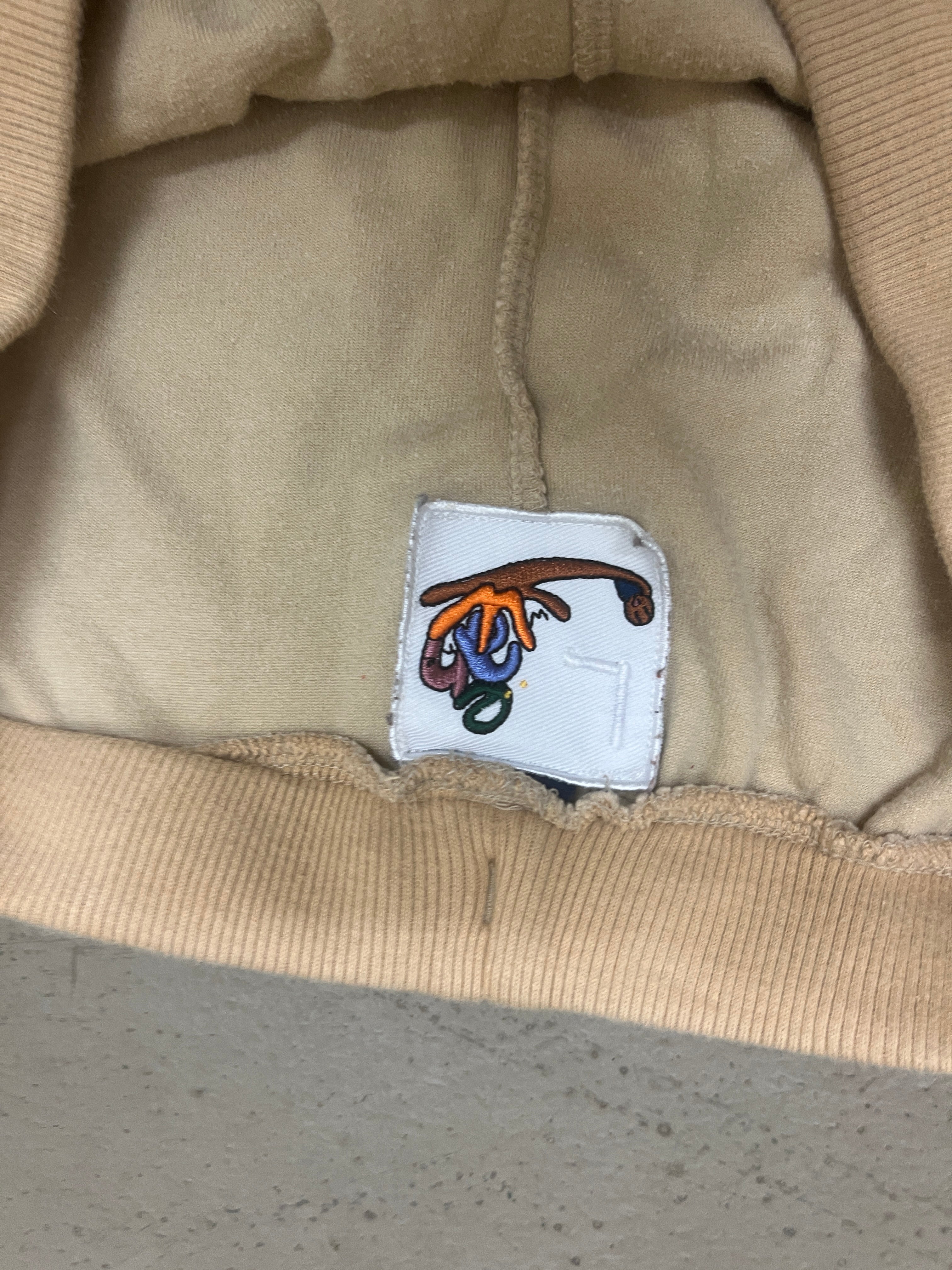 Wänelite 1 Tan Velour Sweatpants (XL)