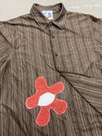 Wäne Seeing Eye Brown Button-Up (M)