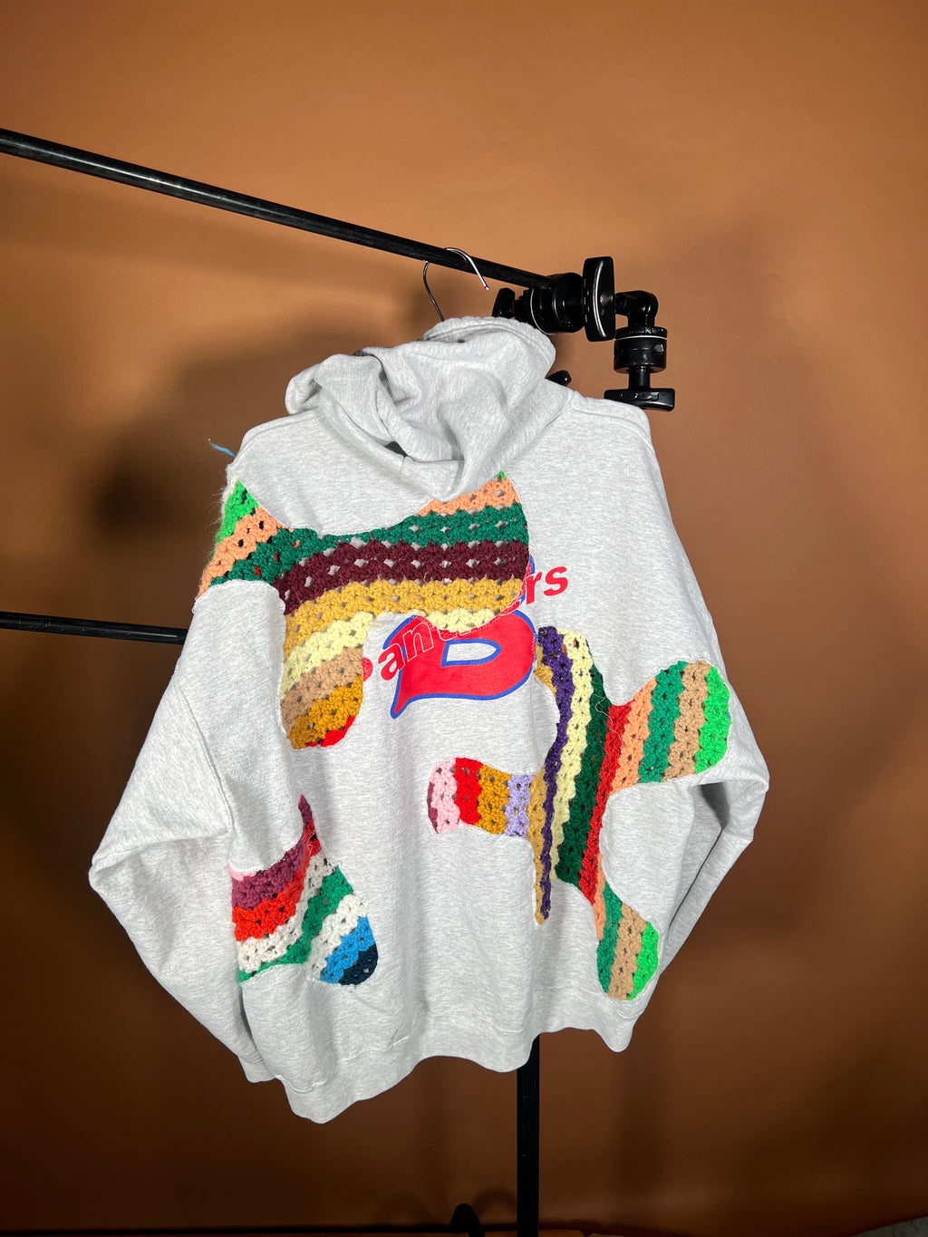 Scab Patches Zip Up Hoodie (Multicolor/Grey) -XXL