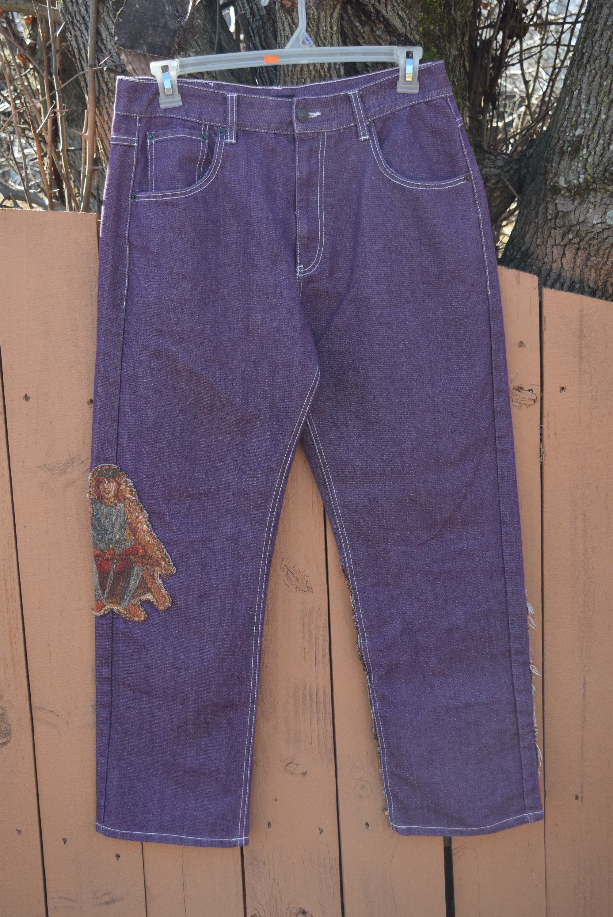 Purple "Port" Jeans- 35/30.5