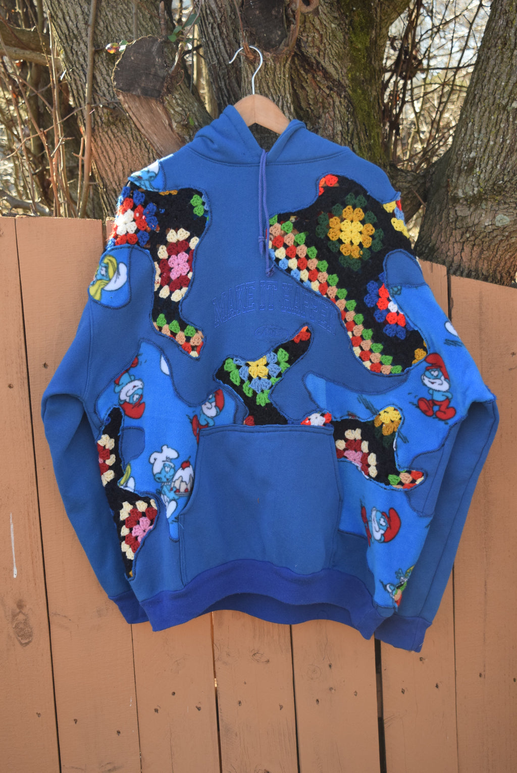 Super Scab Patches Gr.2 Hoodie (Multicolor/Smurfs/Blue) (XXXL)