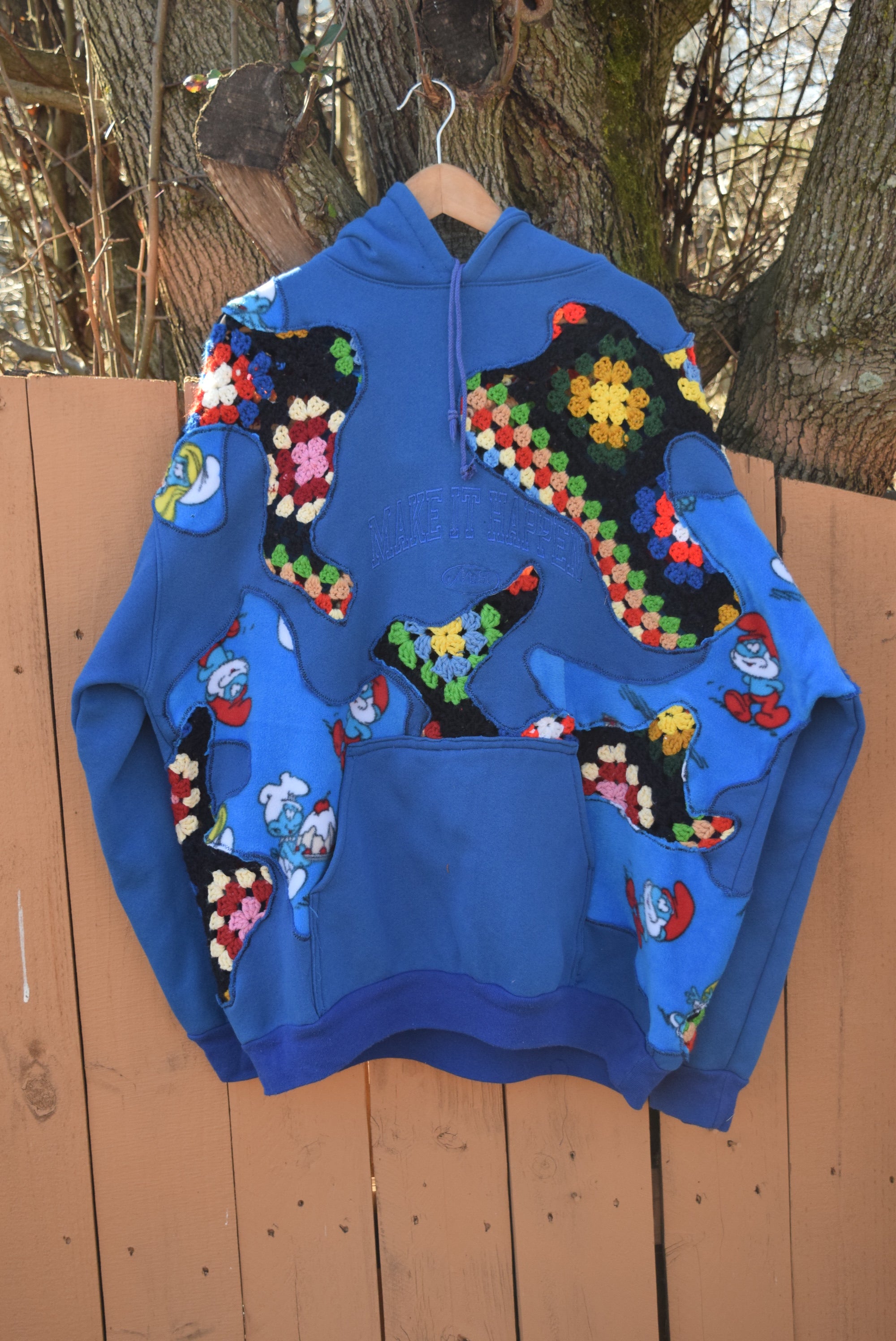 Super Scab Patches Gr.2 Hoodie (Multicolor/Smurfs/Blue) (XXXL)