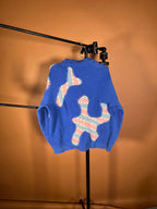 Scab Patches Quarterzip (Baby Blue/Pink/Blue)- M