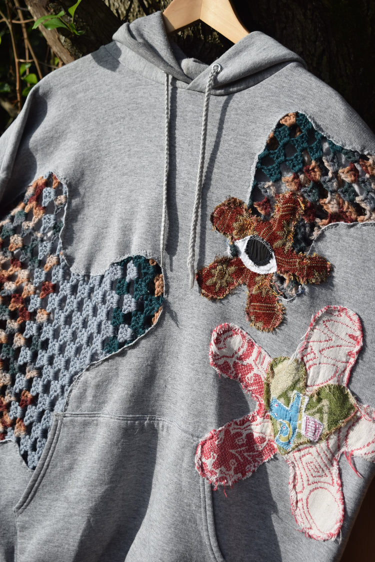 Scab Patches Hoodie (Multicolor/Grey)