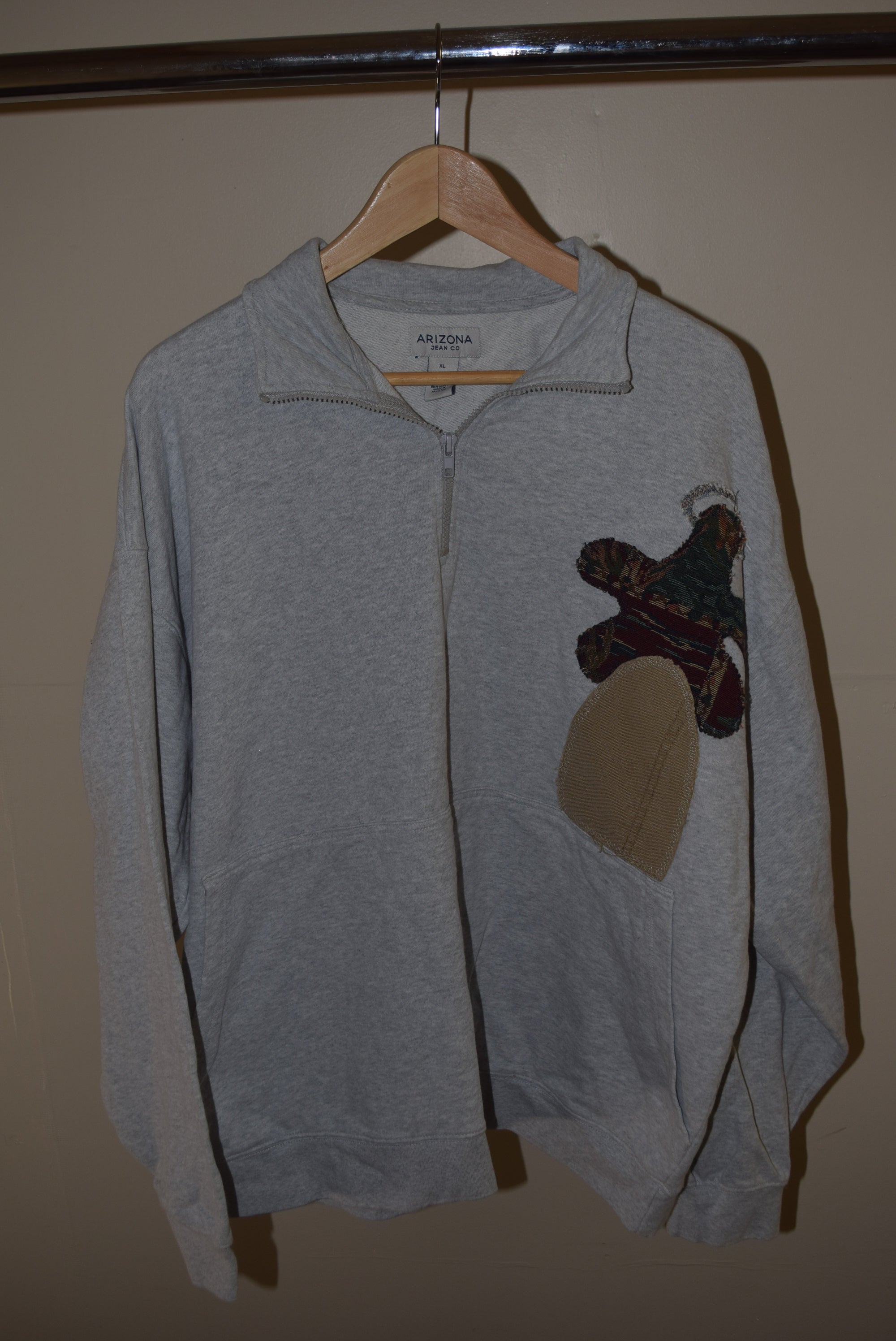 Angel on my Heart, Devil on my Back Quarterzip (XL)