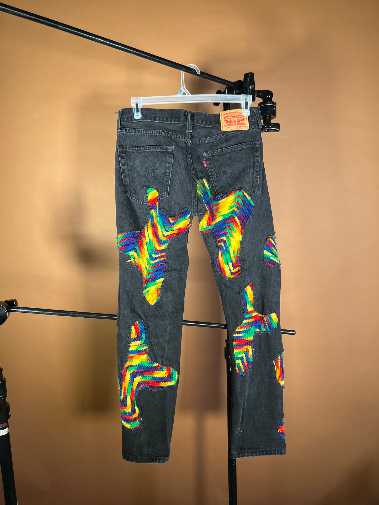 Scab Patch Jeans (Multicolor/Black)- 33/31