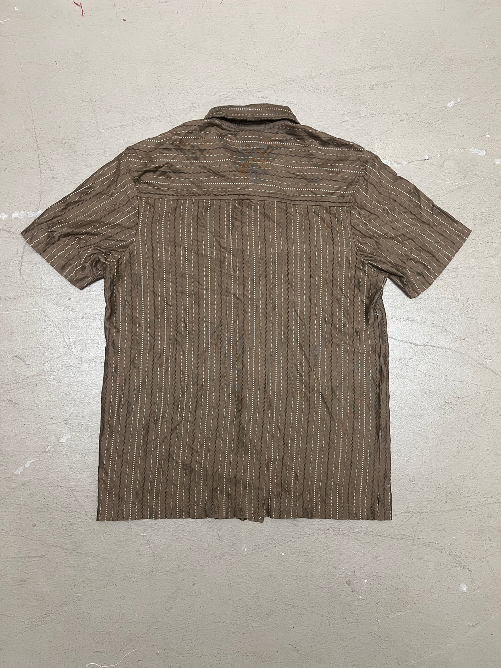 Wäne Seeing Eye Brown Button-Up (M)