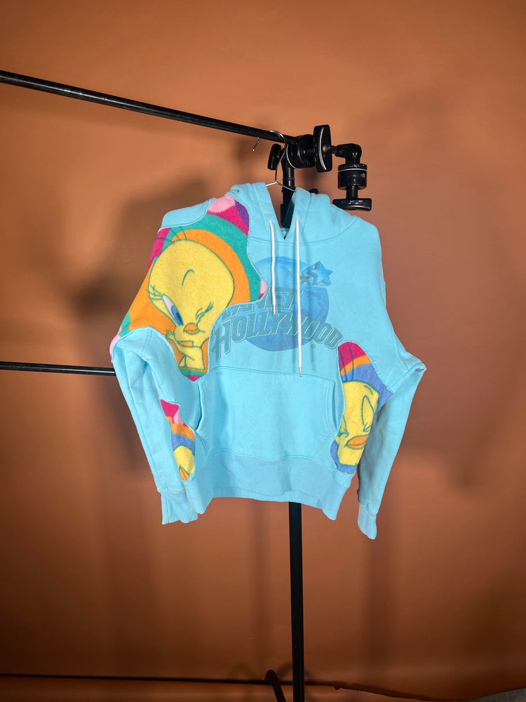 Scab Patches Hoodie (Tweety Bird/Teal)- M