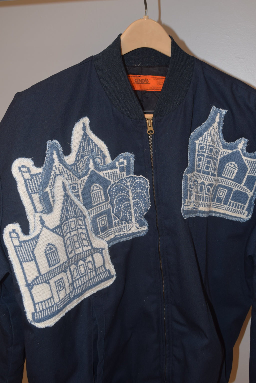 BIblically Accurate Houses Work Bomber Jacket (XXL)