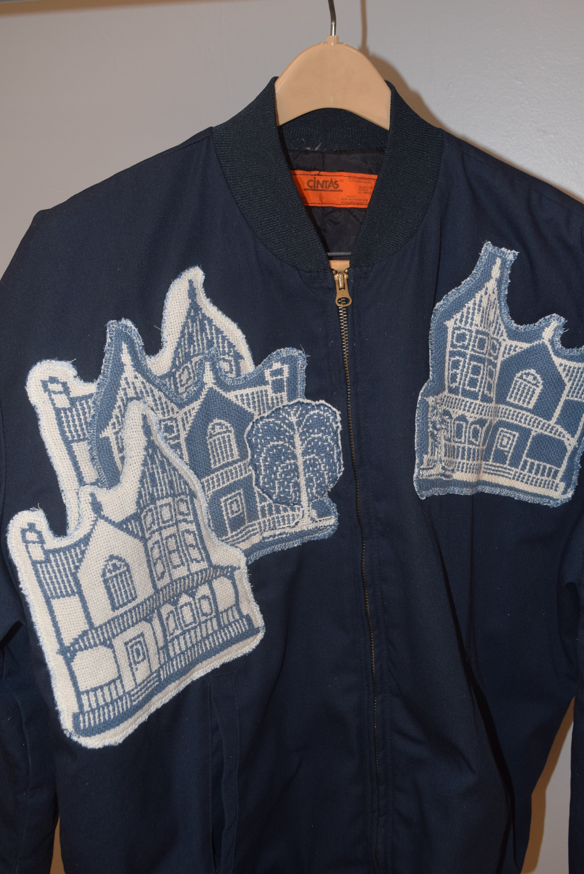 BIblically Accurate Houses Work Bomber Jacket (XXL)