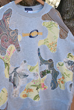 Super Scab Patches Gr.2 Crewneck (Multicolor/Floral/Grey) (XL)