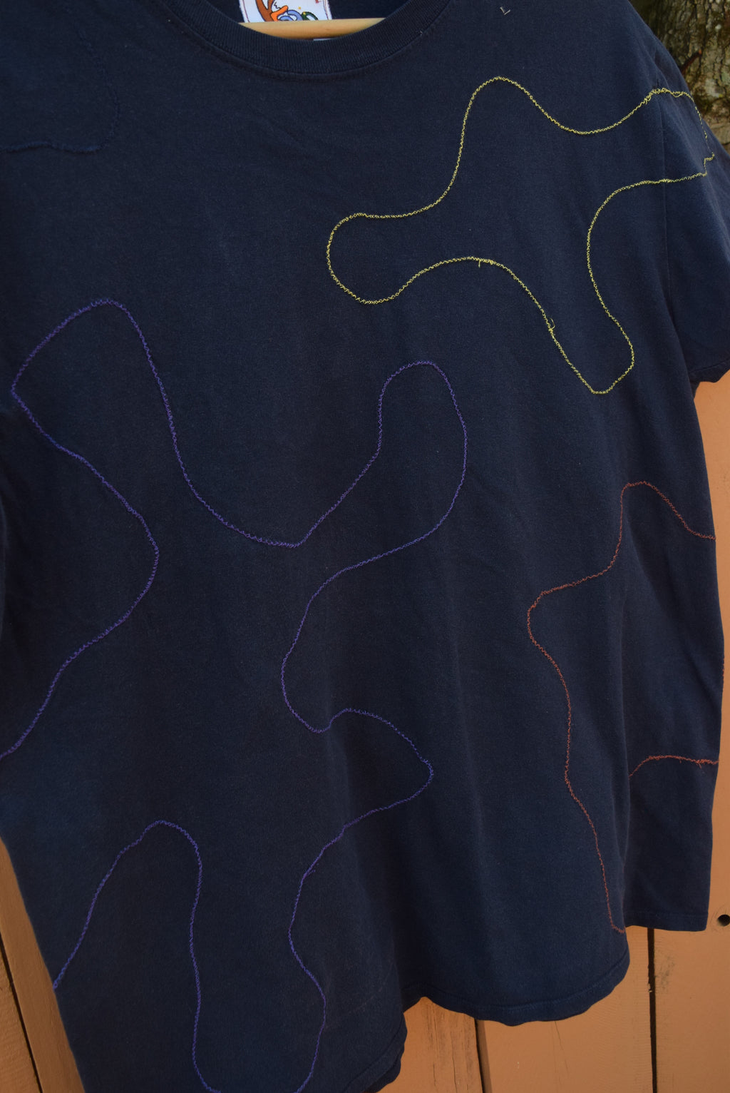 Navy Scar Patch Tee (M)