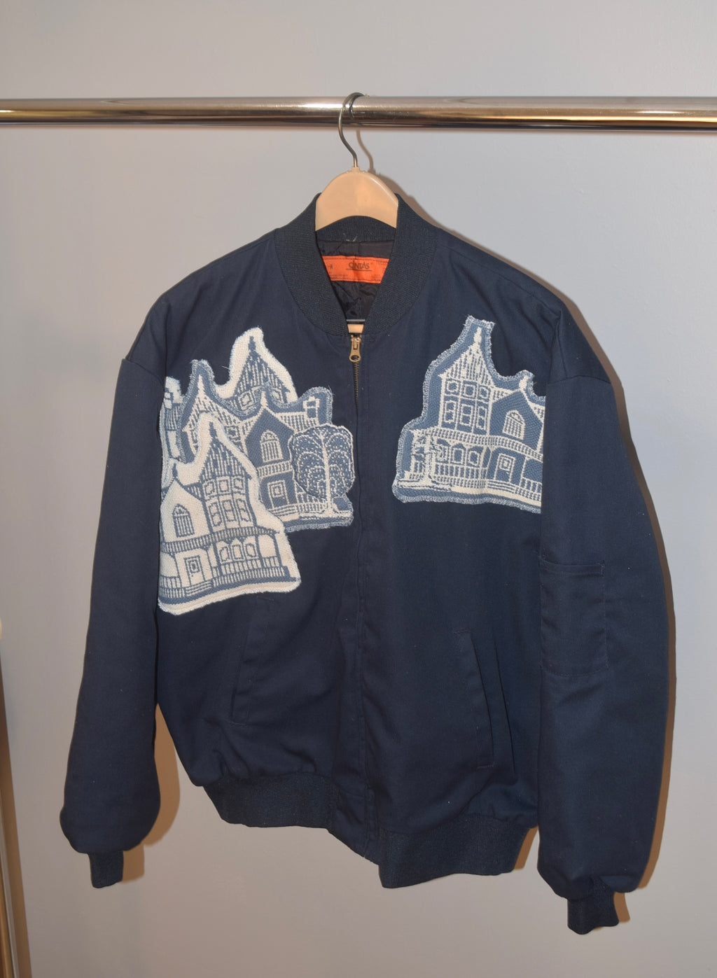 BIblically Accurate Houses Work Bomber Jacket (XXL)