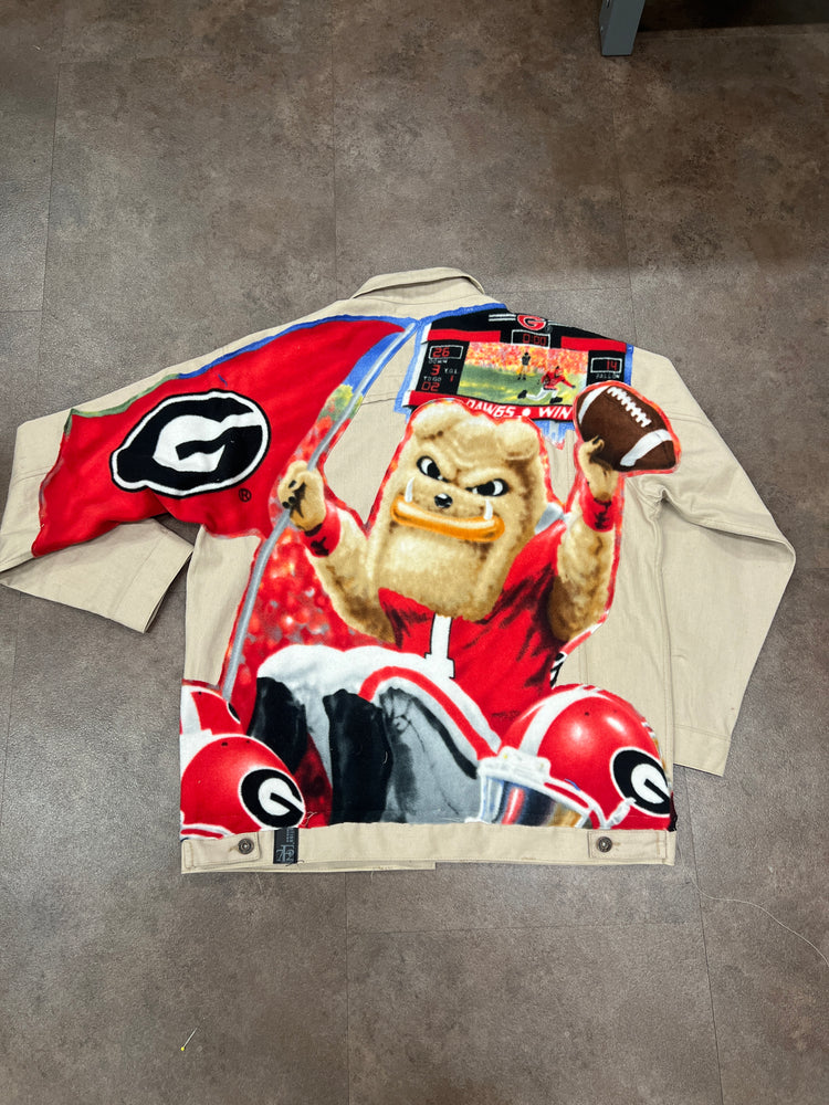 University of Georgia Denim Jacket by wäne commissions