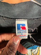 (L/S) Black Aquarium Dive See-Through Quarterzip (XL)