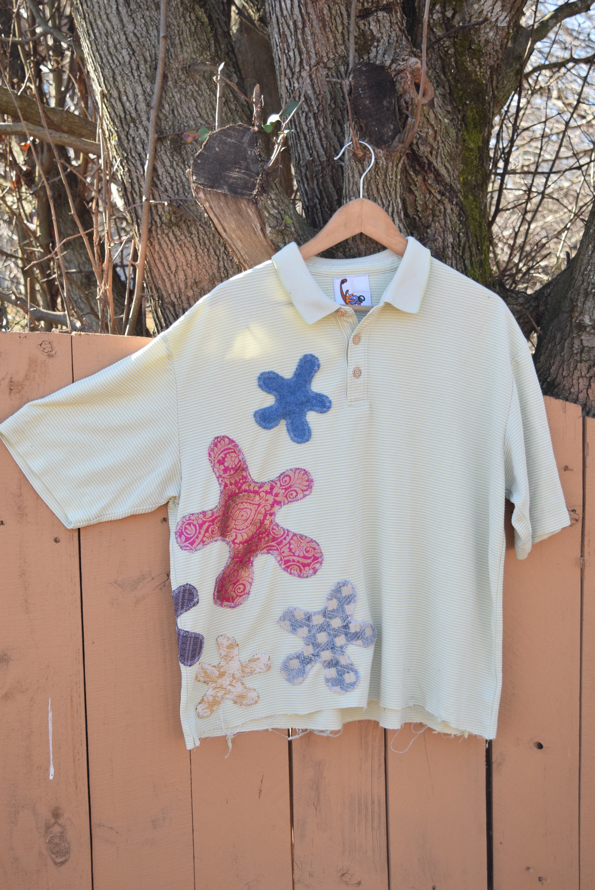 Semi Starstruck Striped Polo (L)