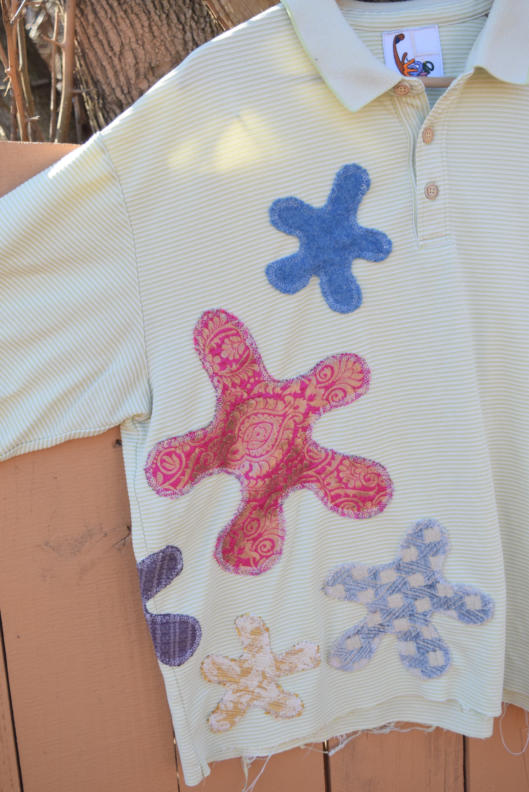 Semi Starstruck Striped Polo (L)