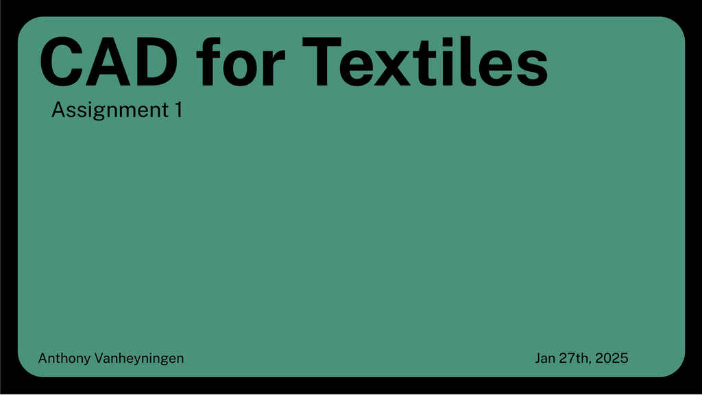 CAD 1: Project 1- Moodboards