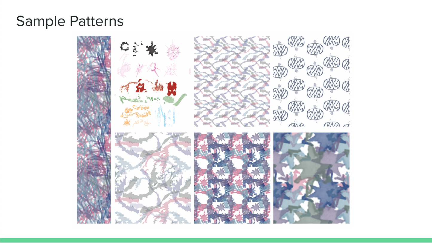 CAD 1: Project 2 - Digital Patternmaking on Photoshop