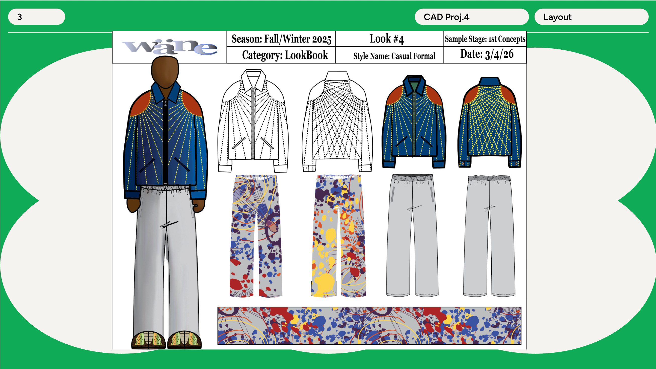 CAD 1: Project 4 - Flats and Croquis
