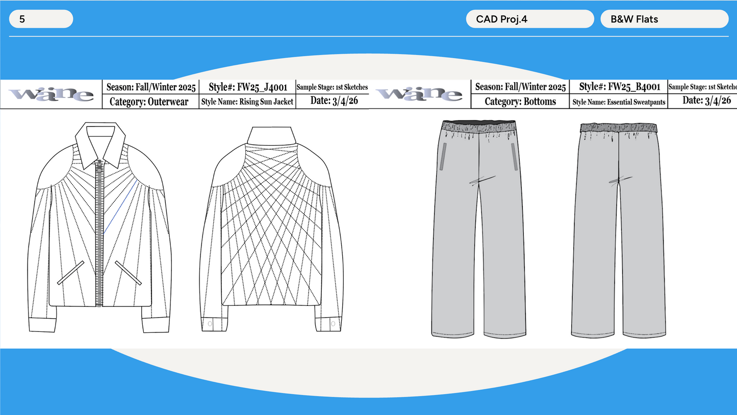 CAD 1: Project 4 - Flats and Croquis