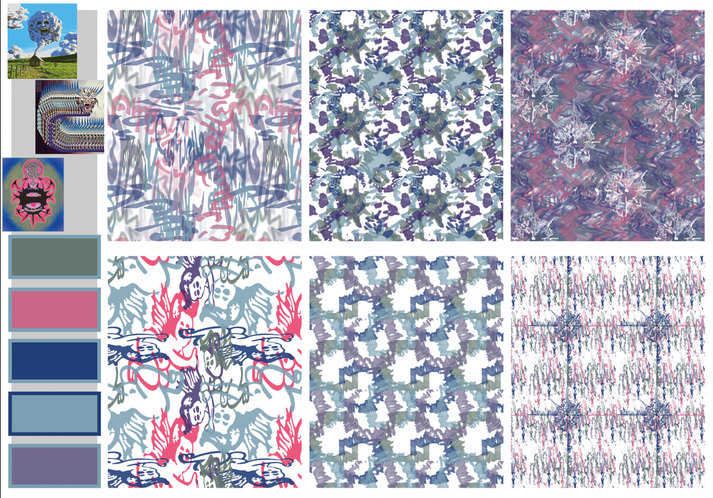 CAD 1: Project 2 - Digital Patternmaking on Photoshop