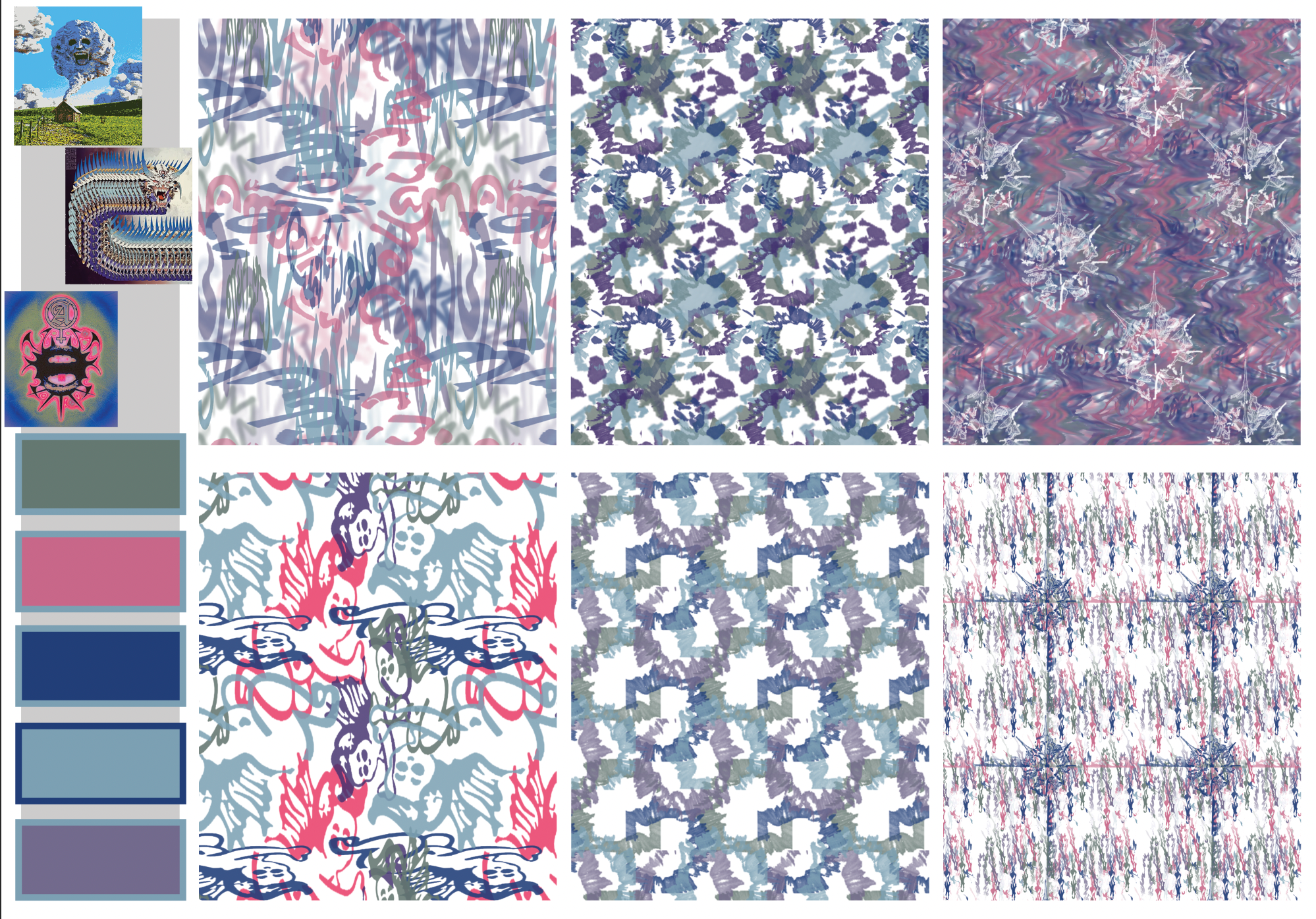 CAD 1: Project 2 - Digital Patternmaking on Photoshop