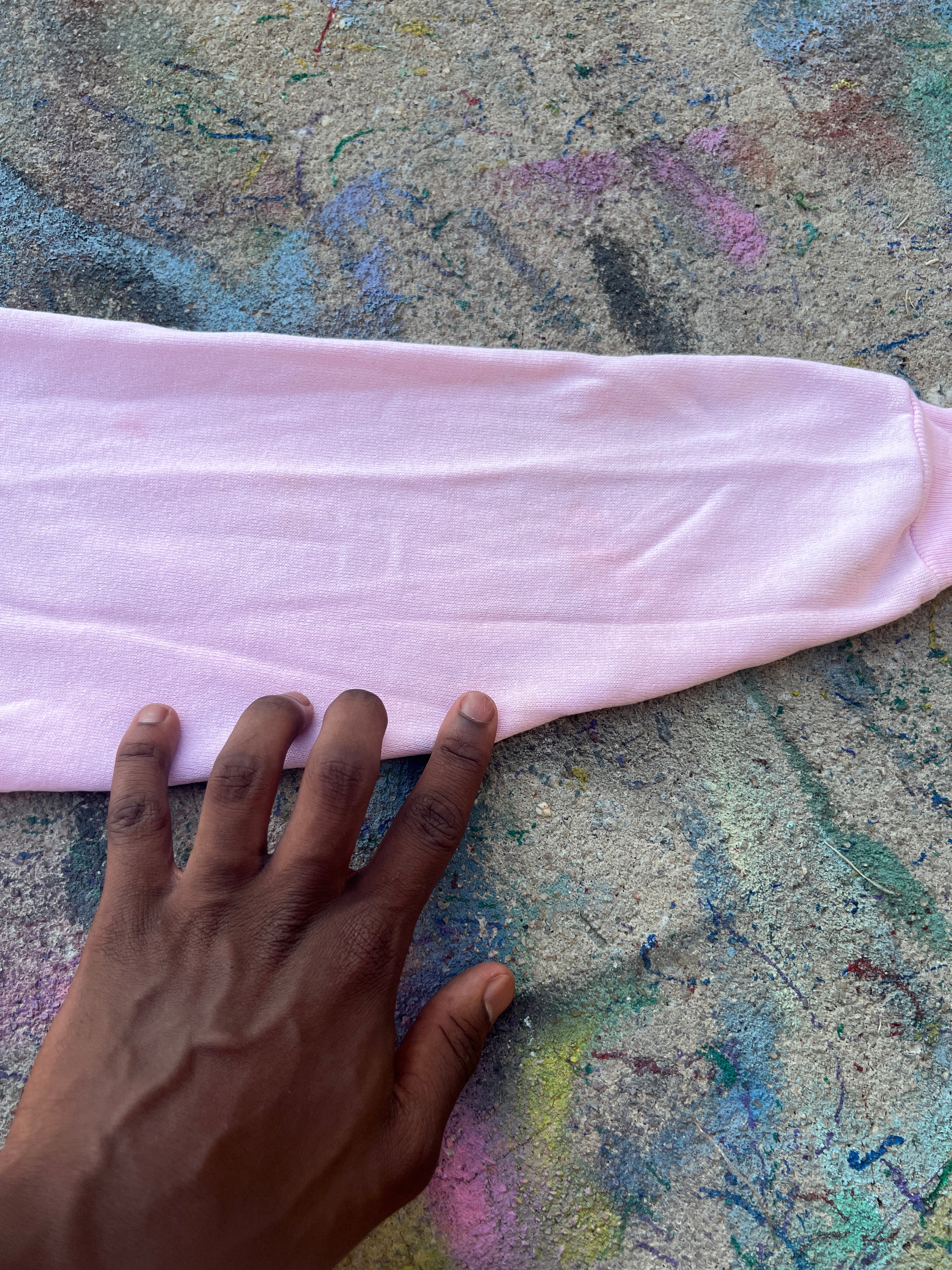 Starstruck Scab Patches Crewneck (Pink/Multicolor/Gold)- L