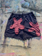 Starstruck Sweatshorts (Navy/Plum)- XL