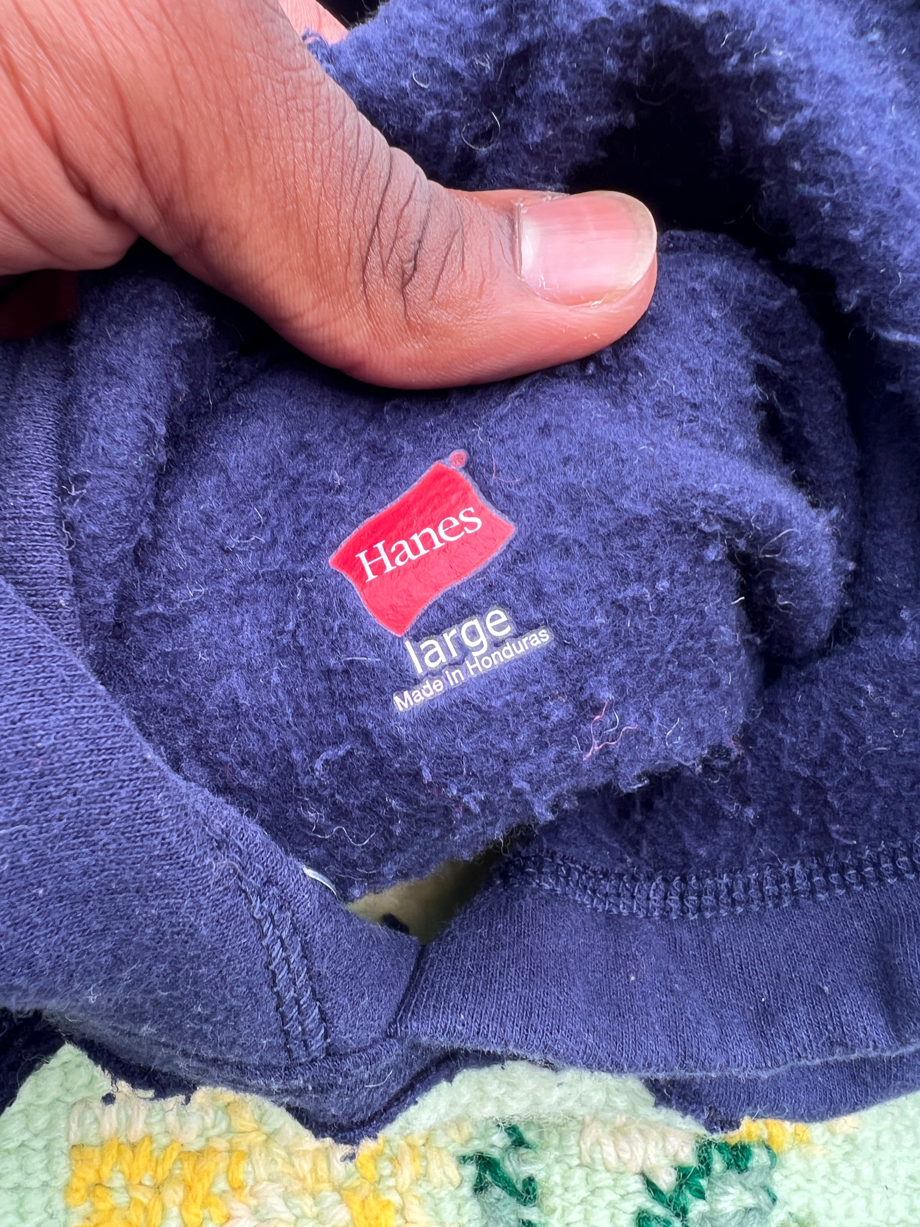 Knit Flower Display See Through Hoodie (L)