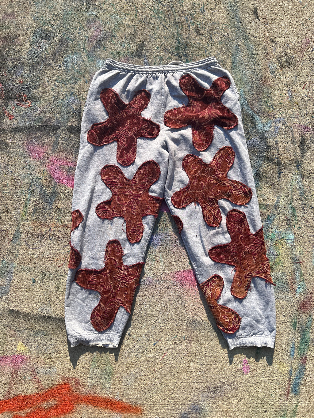 Starstruck Sweatpants (Grey/Red)- XL