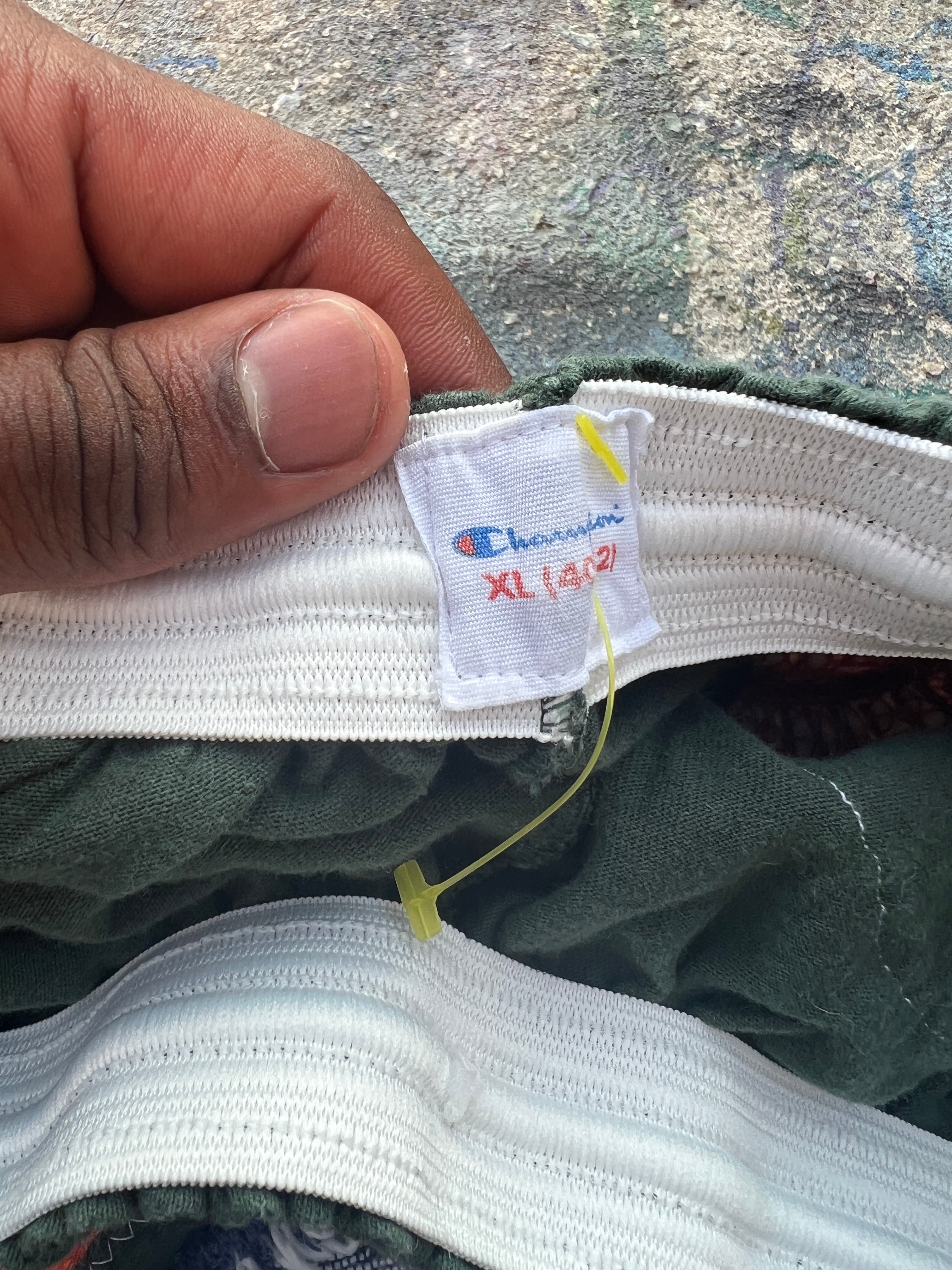 Starstruck Scab Patch Sweatshorts (Forest Green/Multicolor/Blue)- M