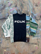FCUK Split Sleeve Crewneck (L)