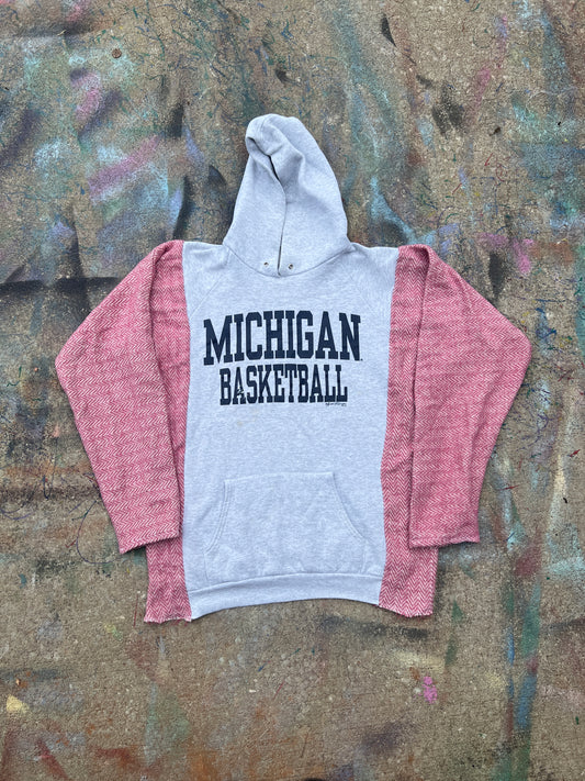 Michigan Basketball Split Sleeve Crewneck (L)